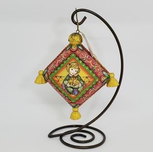BNWT G. DeBrekht Christmas Ornament - Girl with Cat